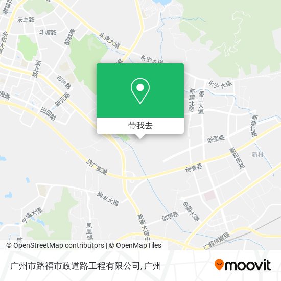 广州市路福市政道路工程有限公司地图