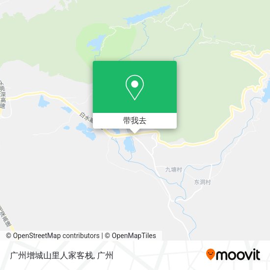 广州增城山里人家客栈地图