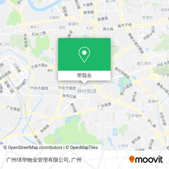 广州绵华物业管理有限公司地图