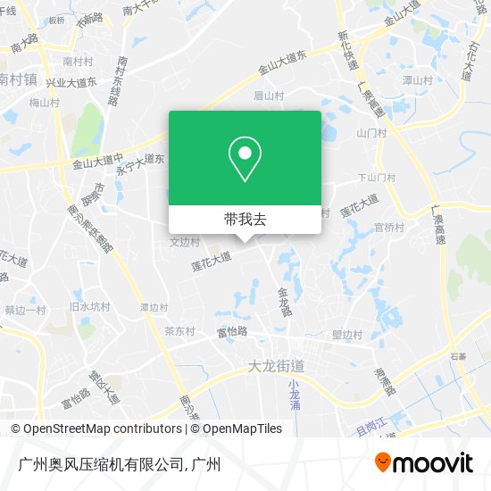 广州奥风压缩机有限公司地图