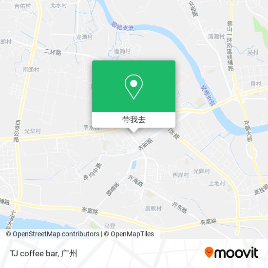 TJ coffee bar地图