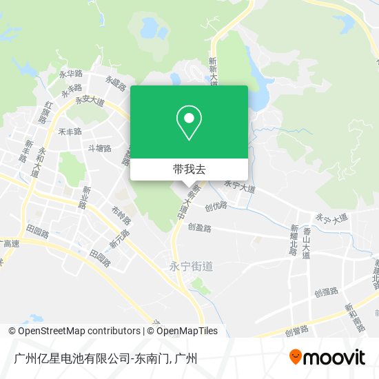 广州亿星电池有限公司-东南门地图