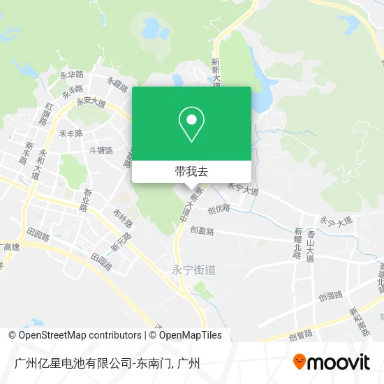 广州亿星电池有限公司-东南门地图