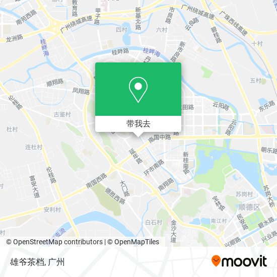 雄爷茶档地图
