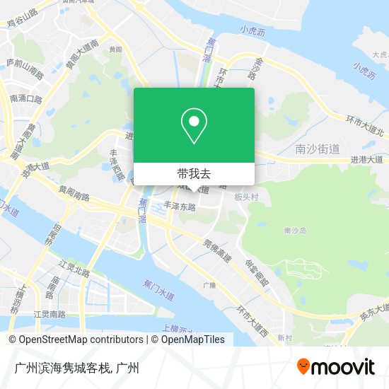 广州滨海隽城客栈地图