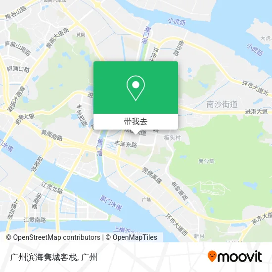 广州滨海隽城客栈地图