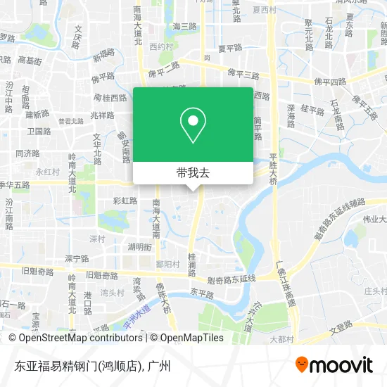 东亚福易精钢门(鸿顺店)地图