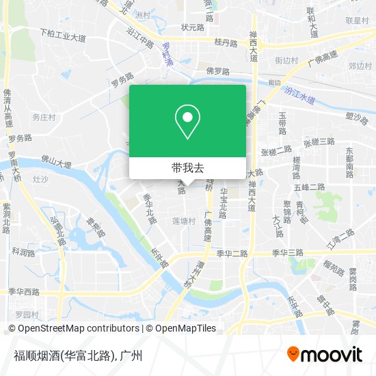 福顺烟酒(华富北路)地图