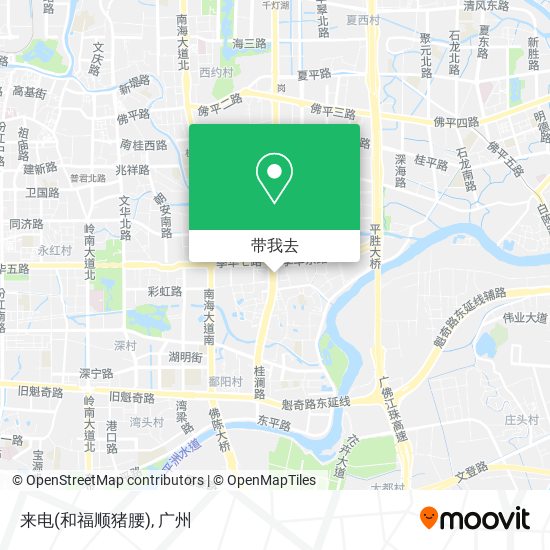 来电(和福顺猪腰)地图