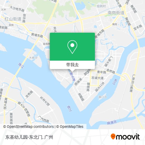 东基幼儿园-东北门地图