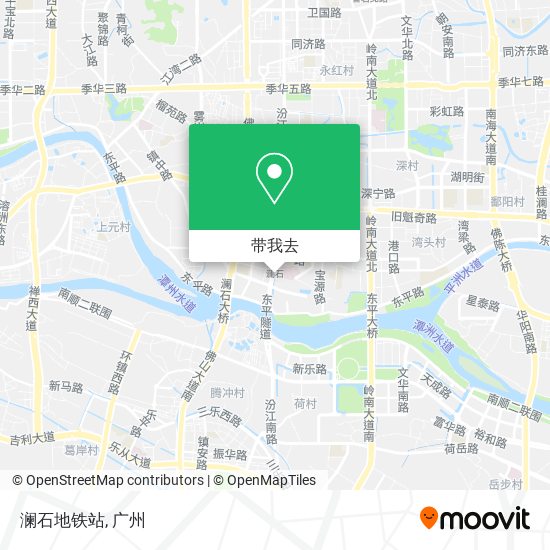 澜石地铁站地图