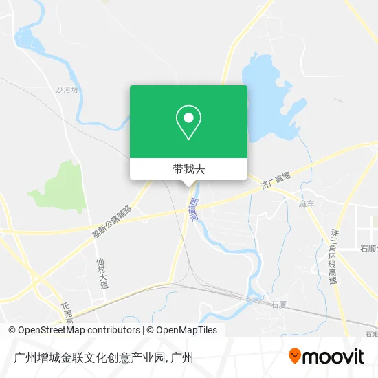 广州增城金联文化创意产业园地图