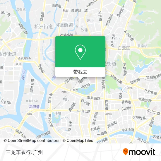 三龙车衣行地图