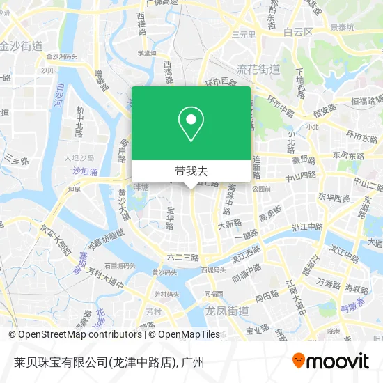 莱贝珠宝有限公司(龙津中路店)地图