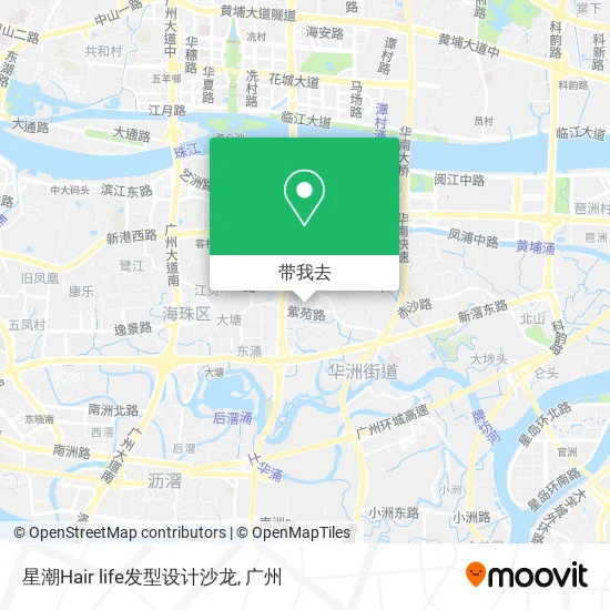星潮Hair life发型设计沙龙地图