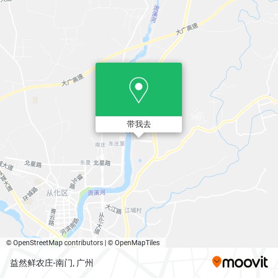 益然鲜农庄-南门地图