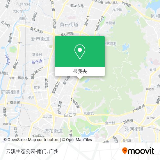 云溪生态公园-南门地图