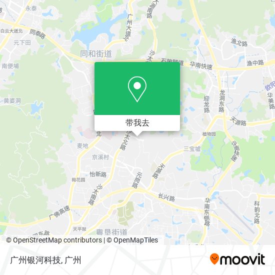 广州银河科技地图