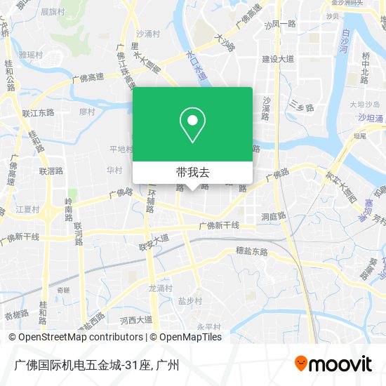 广佛国际机电五金城-31座地图