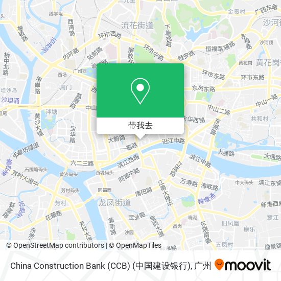 China Construction Bank (CCB) (中国建设银行)地图