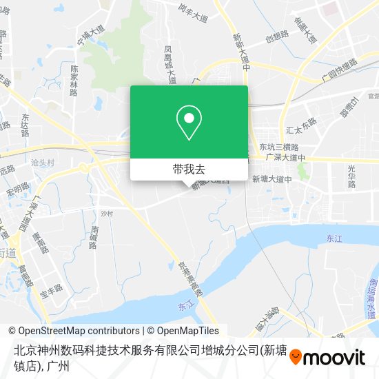 北京神州数码科捷技术服务有限公司增城分公司(新塘镇店)地图