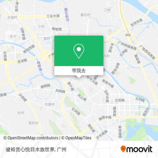 健裕赏心悦目水族世界地图