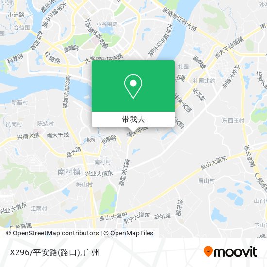 X296/平安路(路口)地图