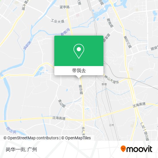 岗华一街地图