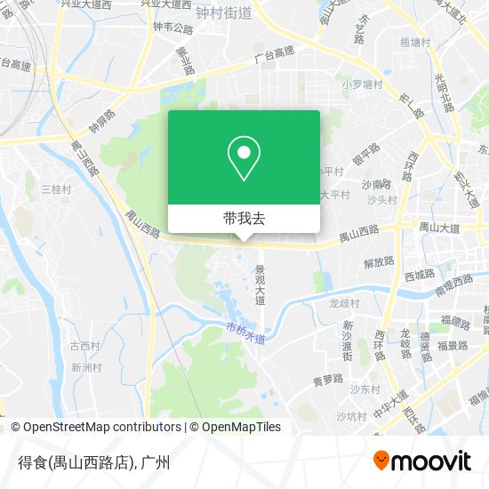 得食(禺山西路店)地图