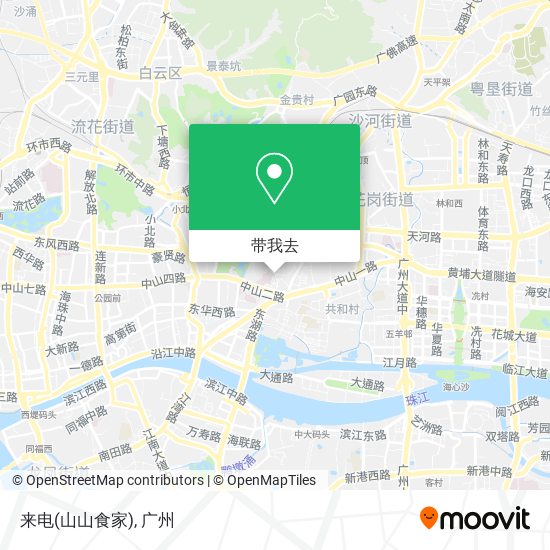来电(山山食家)地图