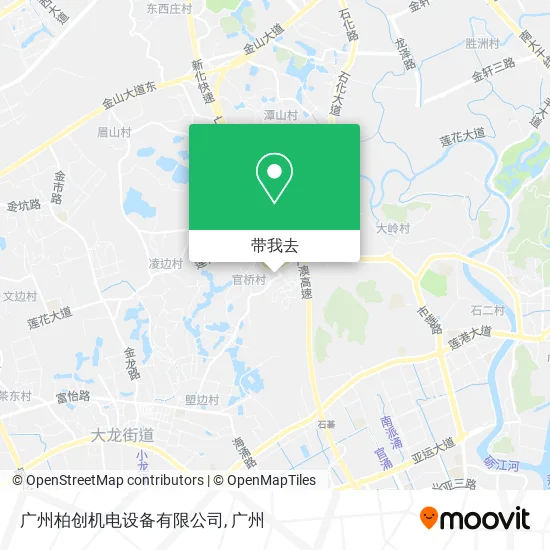 广州柏创机电设备有限公司地图