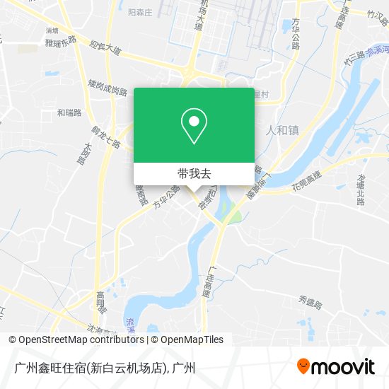 广州鑫旺住宿(新白云机场店)地图