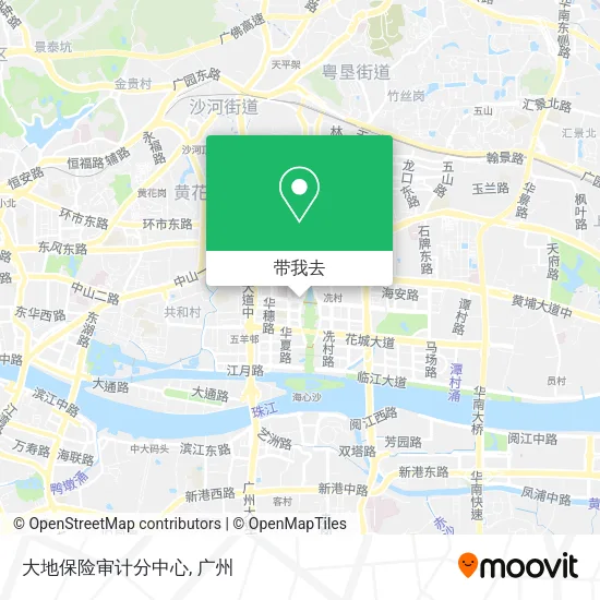 大地保险审计分中心地图