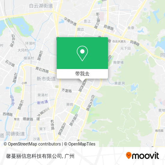 馨蔓丽信息科技有限公司地图