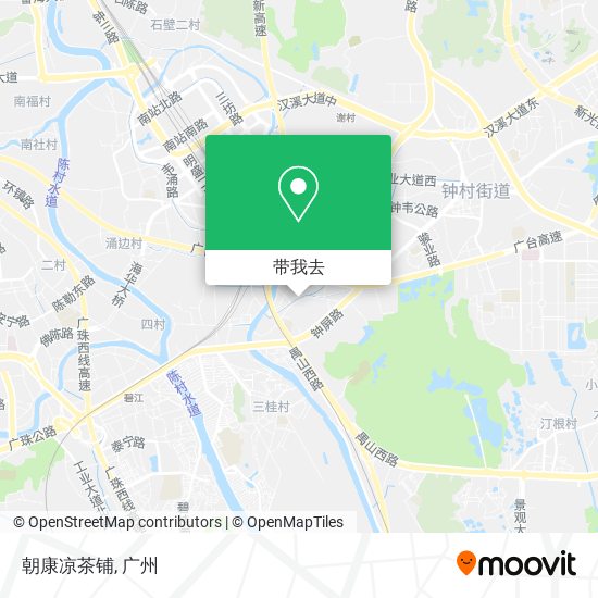 朝康凉茶铺地图