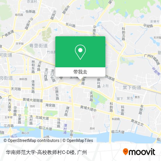 华南师范大学-高校教师村C-D楼地图