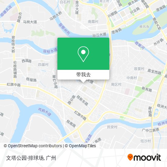 文塔公园-排球场地图
