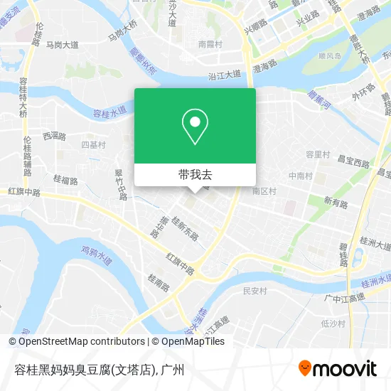容桂黑妈妈臭豆腐(文塔店)地图