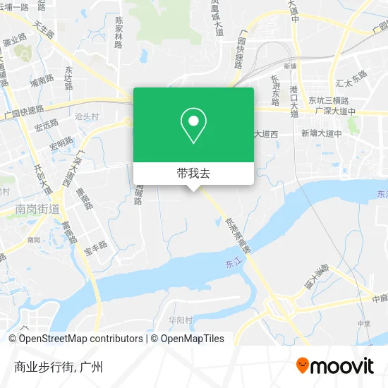 商业步行街地图