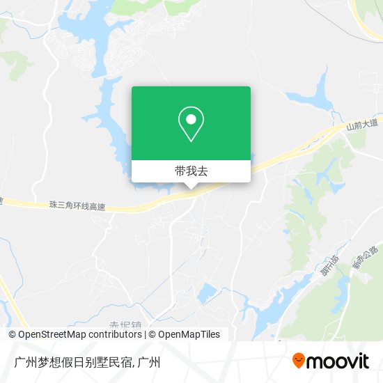 广州梦想假日别墅民宿地图