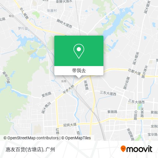 惠友百货(古塘店)地图