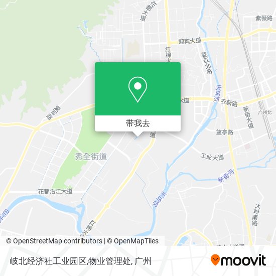 岐北经济社工业园区,物业管理处地图