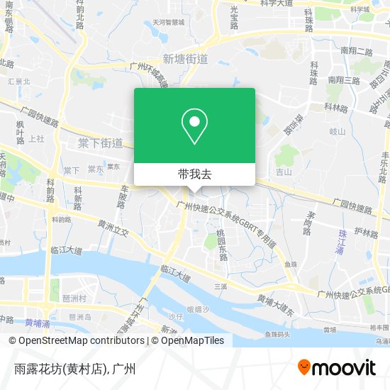 雨露花坊(黄村店)地图
