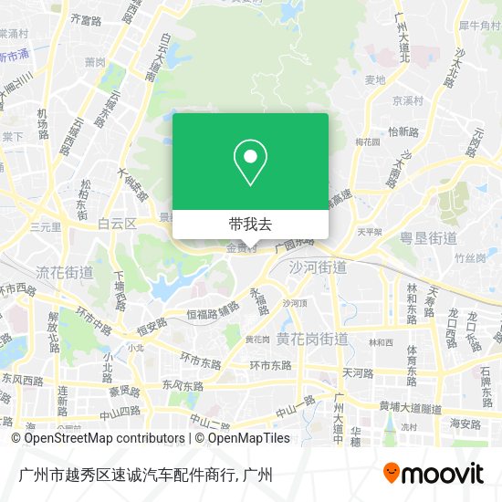 广州市越秀区速诚汽车配件商行地图