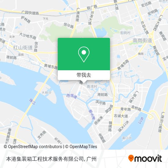 本港集装箱工程技术服务有限公司地图