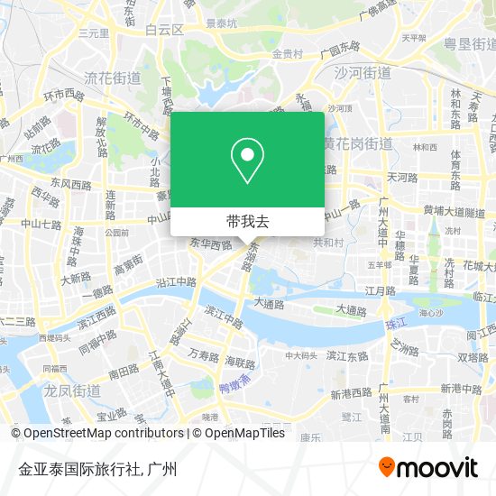 金亚泰国际旅行社地图