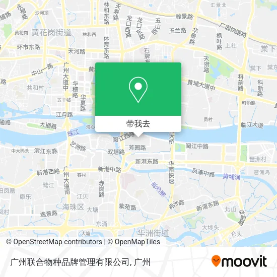 广州联合物种品牌管理有限公司地图