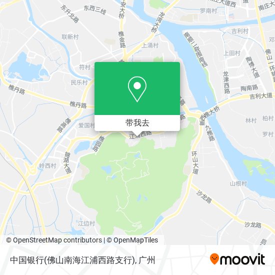 中国银行(佛山南海江浦西路支行)地图