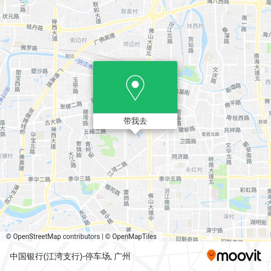 中国银行(江湾支行)-停车场地图