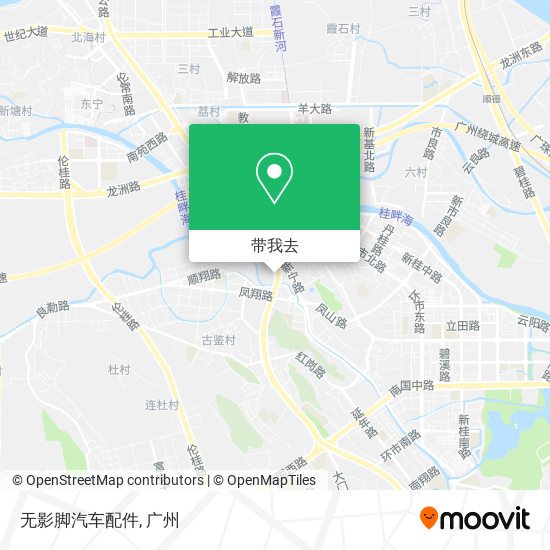 无影脚汽车配件地图